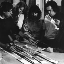 School of Geography - John Dodson with postgraduate students