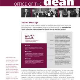 Office of the Dean Newsletter No. 2