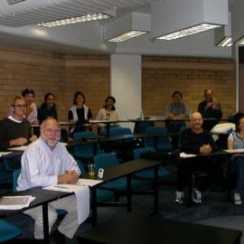 Robert Marks (front) in AGSM Theatre