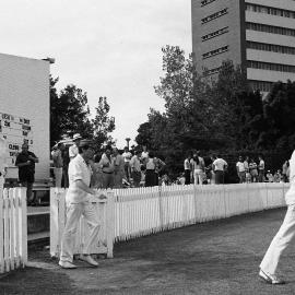 UNSW First Grade Cricket Team Final on the Village Green