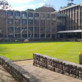 COVID-19 Lockdown - Library Lawn & Chancellery