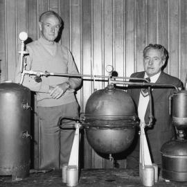 Professor Stanley Livingstone and Professor Ken Cavill 