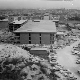 Construction of Library, Morven Brown and Goodsell Building