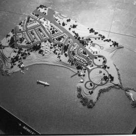 Model of La Perouse Town Plan.