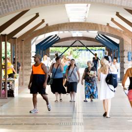 Covered Walkway Near Library