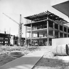 Progress of the building for the Faculty of Arts 