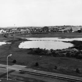 Another image of "Lake Bourke" on lower campus.
