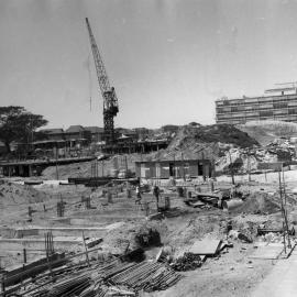 Foundations for the Faculty of Arts building (Morven Brown Building)