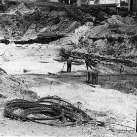Preparing site on upper campus for Civil Engineering Building