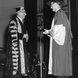 Professor Stephen Angyal receives the degree of D.Sc. 