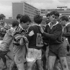 An inter-Medicine rugby union match on Randwick Oval. 