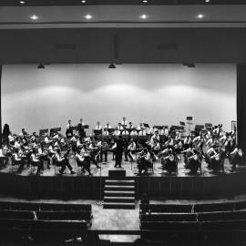 The Sydney Symphony Orchestra playing in Science Hall (Theatre)