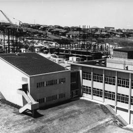 East of the Lecture Block and Building "F" (Webster)
