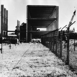 The Metallurgy building straddles the old boundary fence.