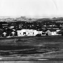 A view of the lower campus looking towards Barker Street