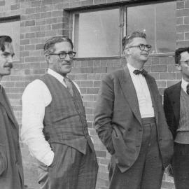 Albert Alexander and J.O.A. Bourke (Bursar)