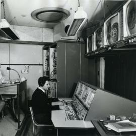 Closed Circuit Television Control Room and Dr T Farrimond