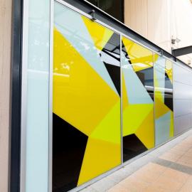 'Thirty Six' Art by Judith Duquemin on Mathews Building
