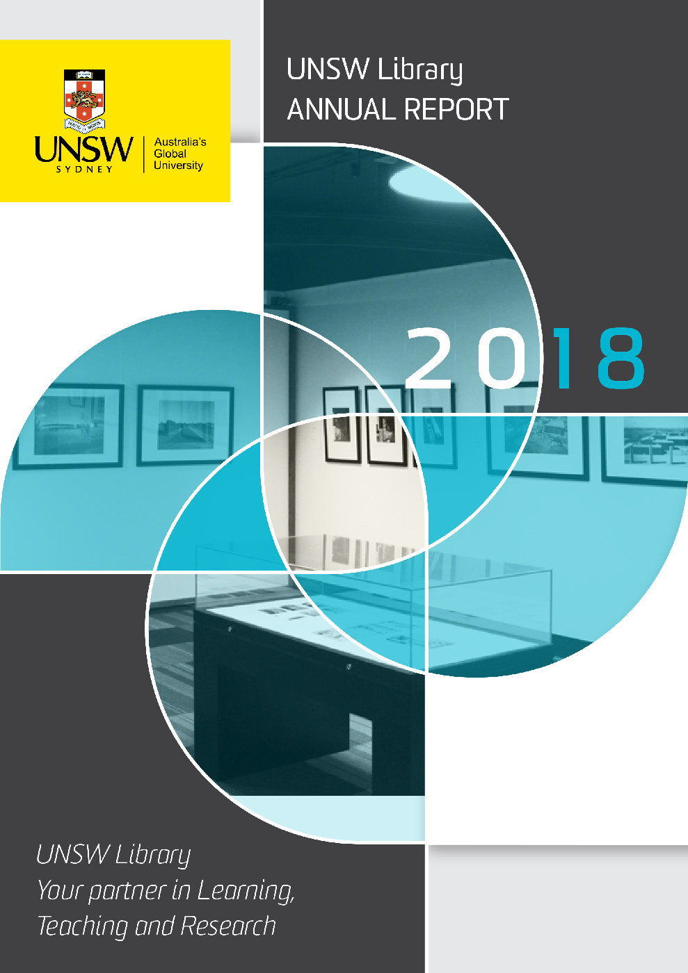 From the front cover of the 2018 UNSW Library Annual Report